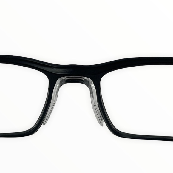 Oakley Men’s Eyeglasses OX8097 Steel Line S Satin Black Rectangular - Picture 10 of 11